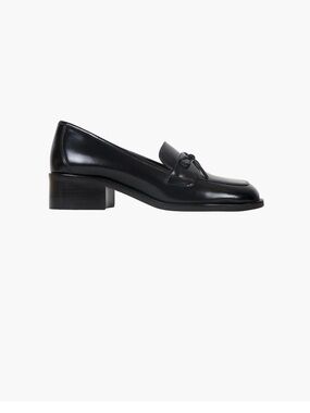 Sandy Liang Loafer in Black Spazzolato